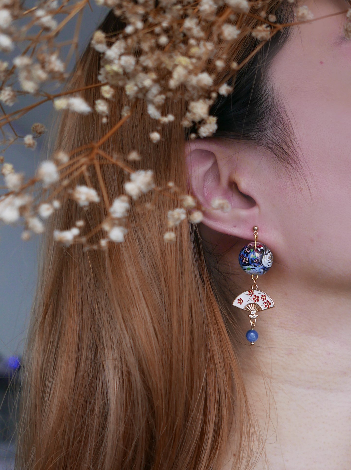 Oriental Fan Earrings