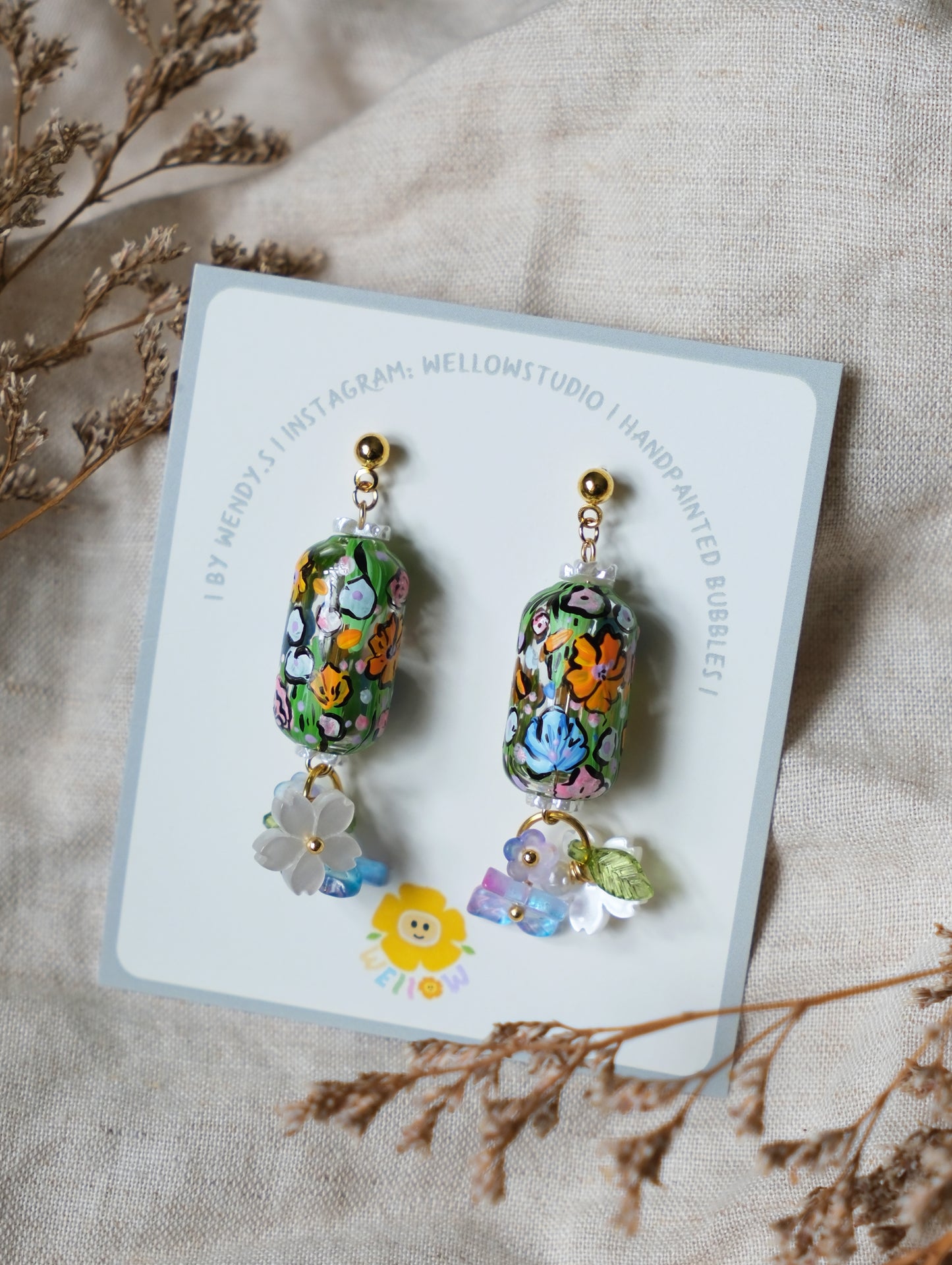Contour Floral Earrings