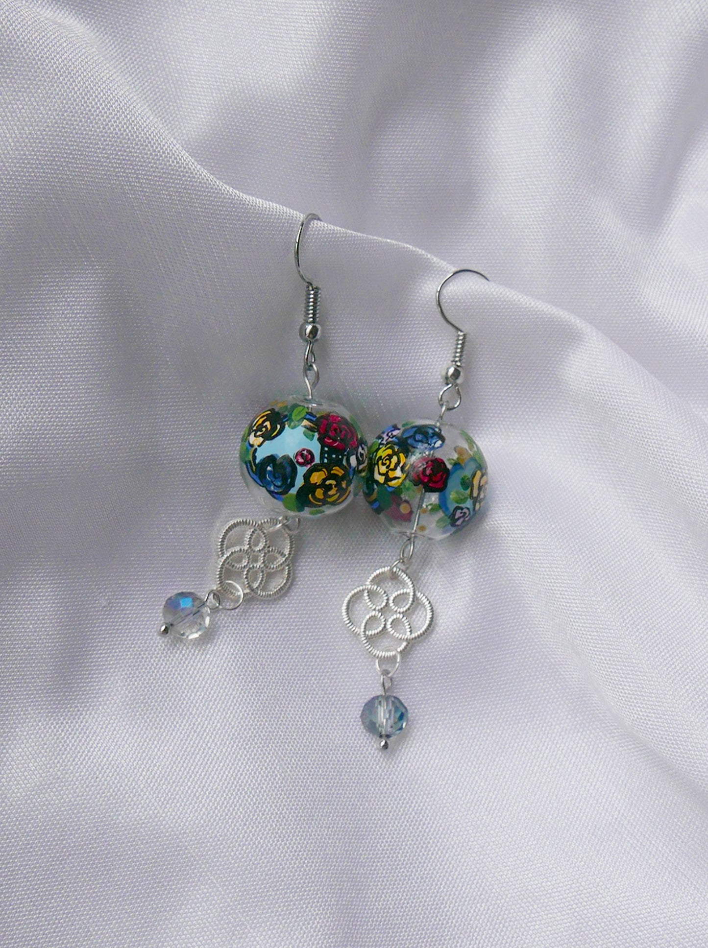 Oriental Blue Earrings