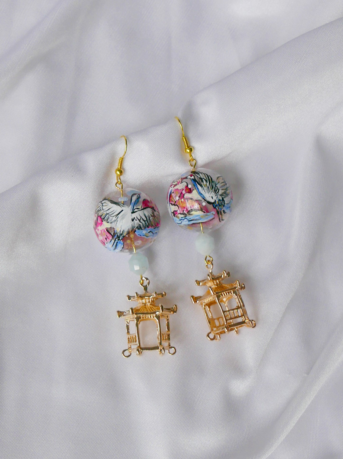 Cranes Earrings (Large)