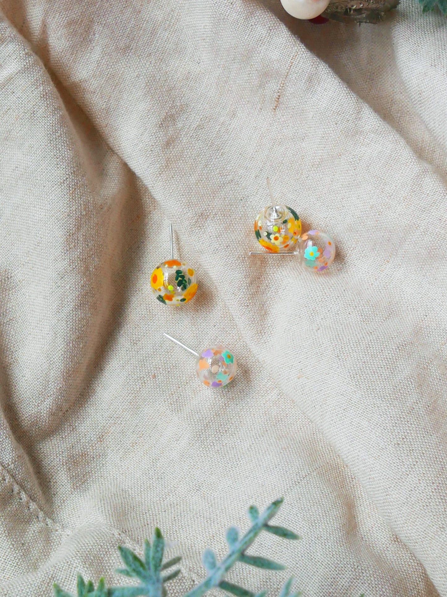 Floral Studs Set E