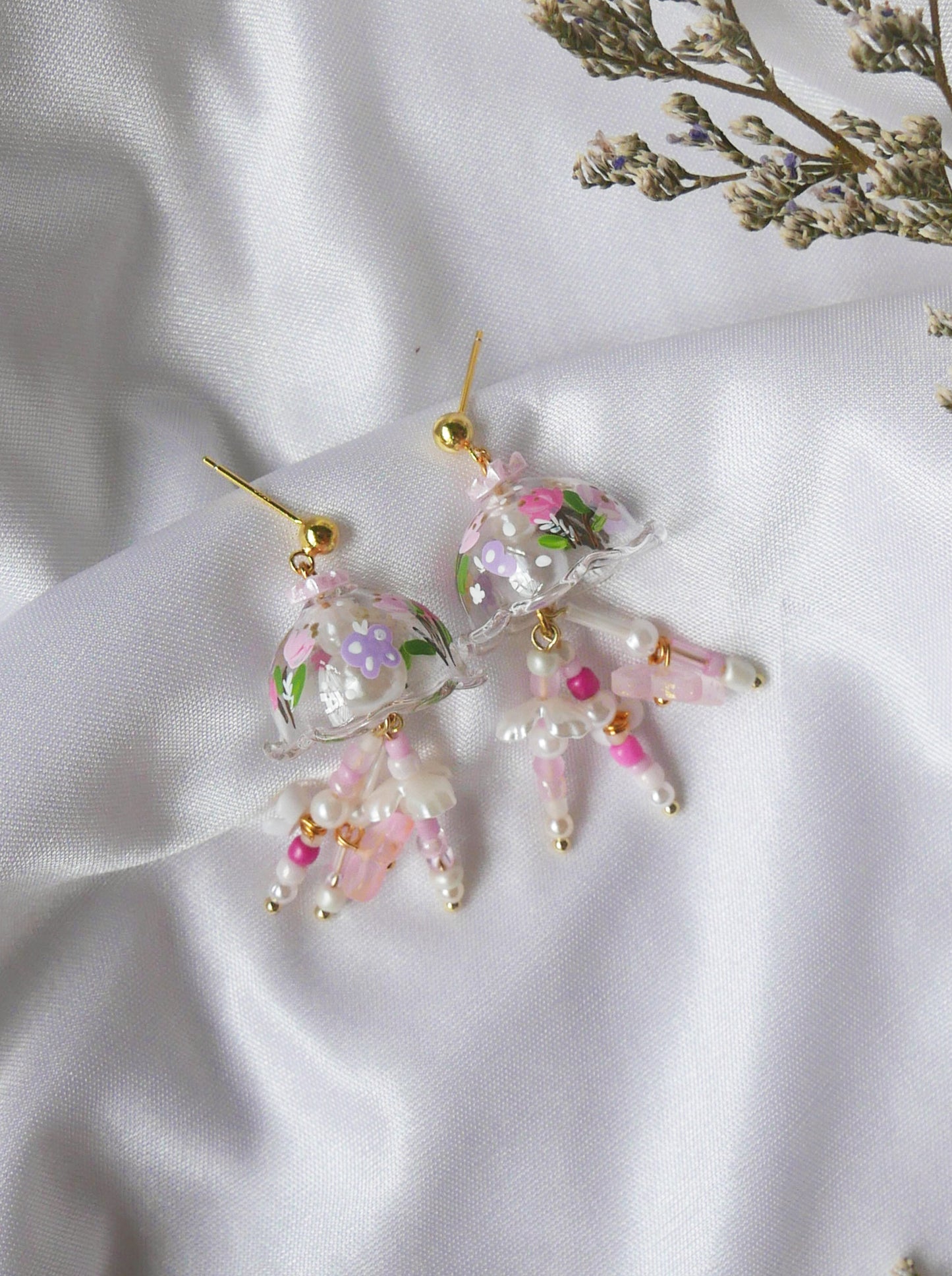 Vintage Floral Blossom (925 silver)