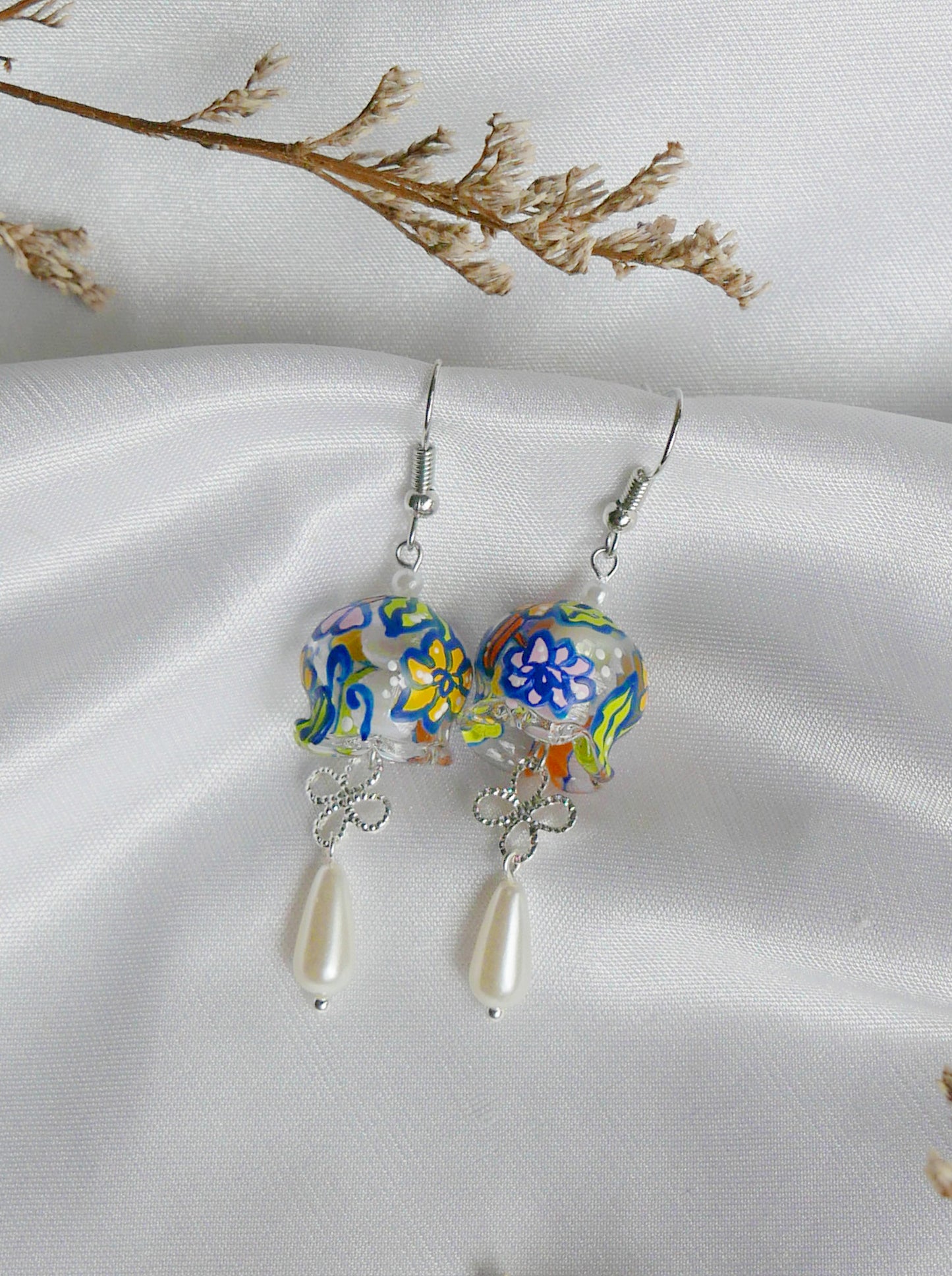 Batik Blue Jellyfish