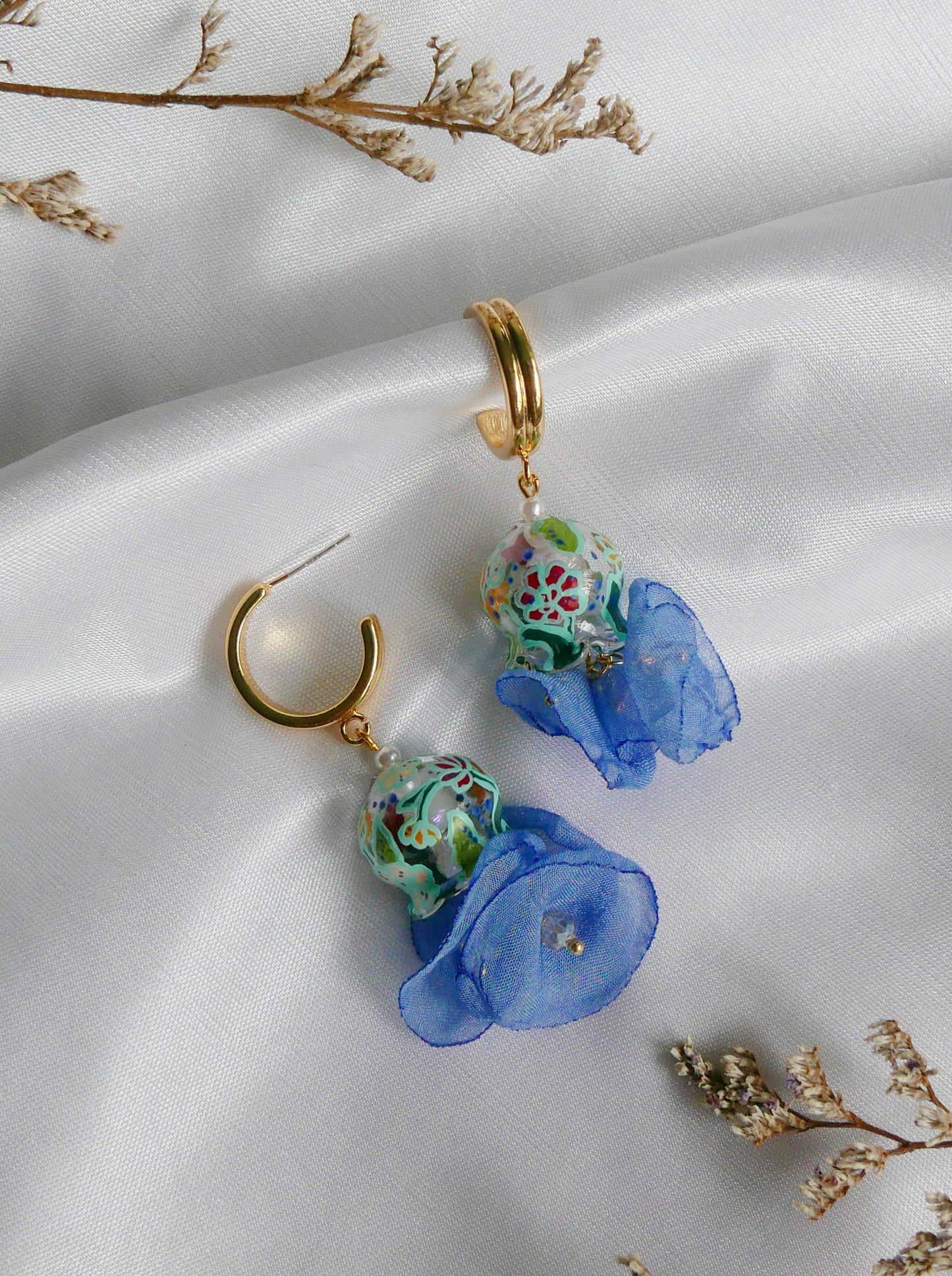 Batik Blue Jellyfish (925 silver)