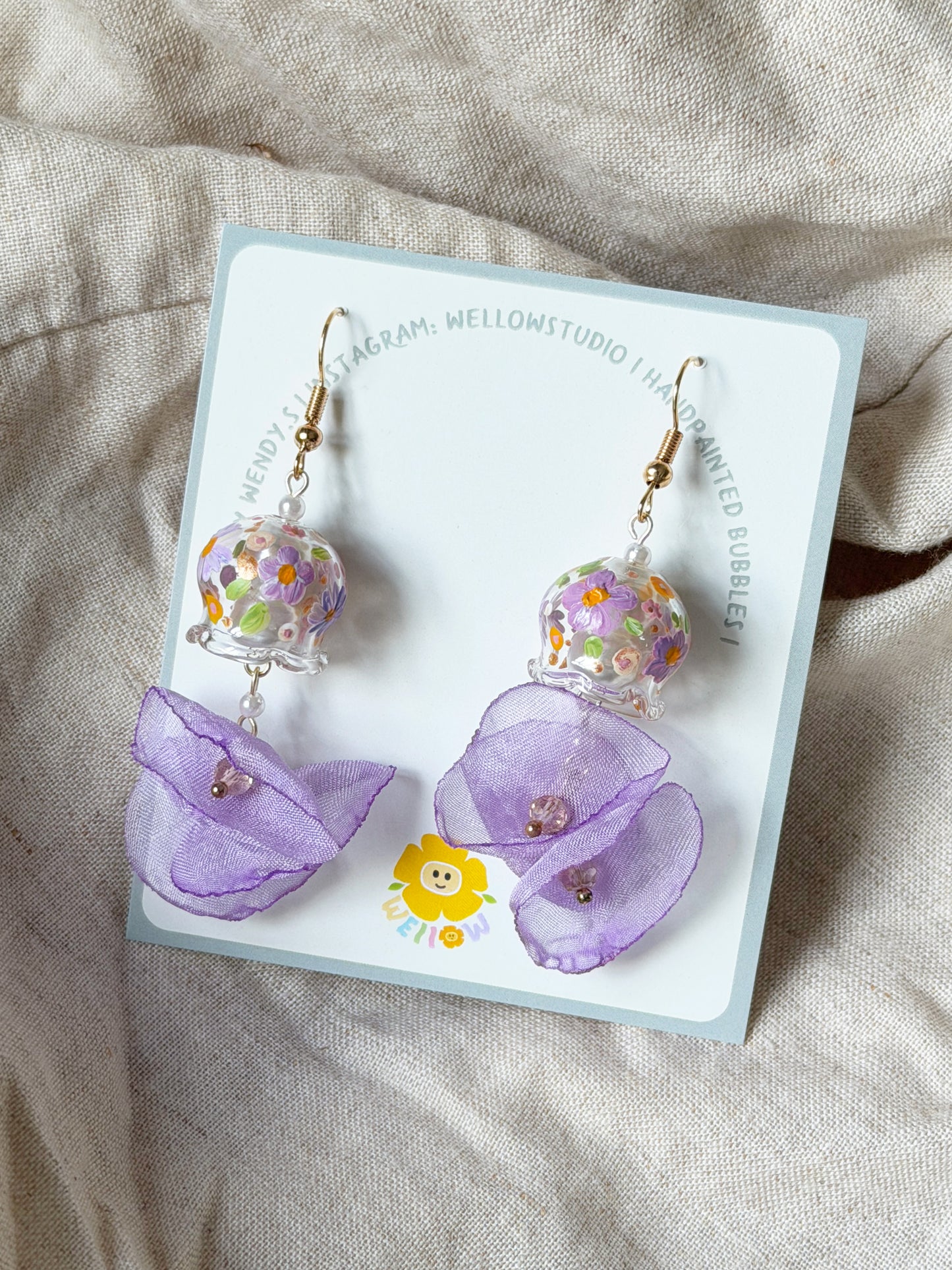 Violet Whisper Dangling