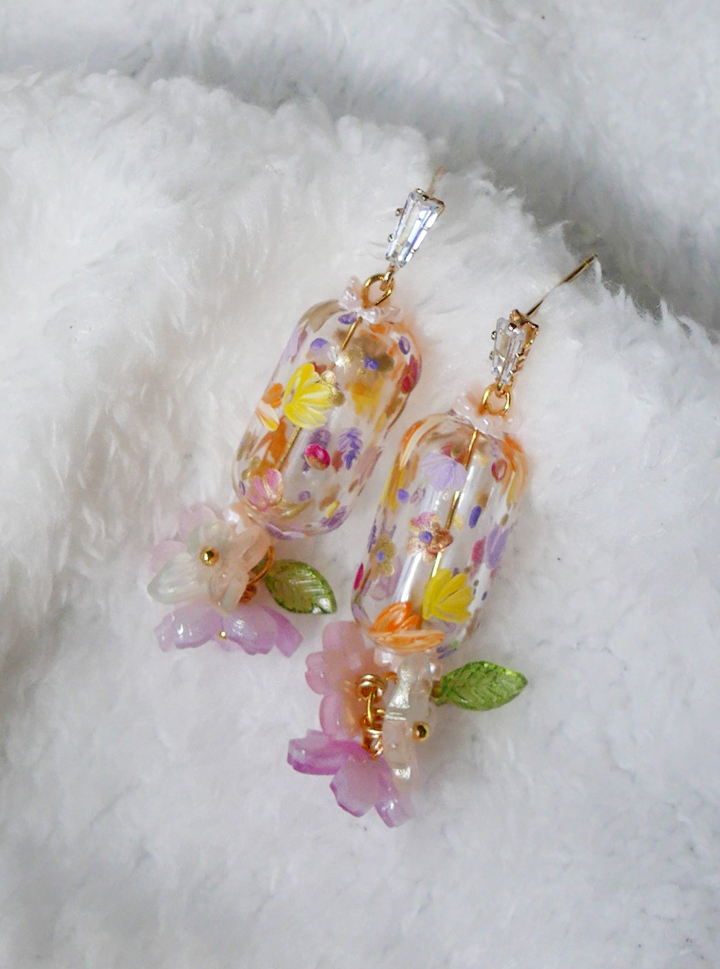 Lavella floral Earrings (925 silver)