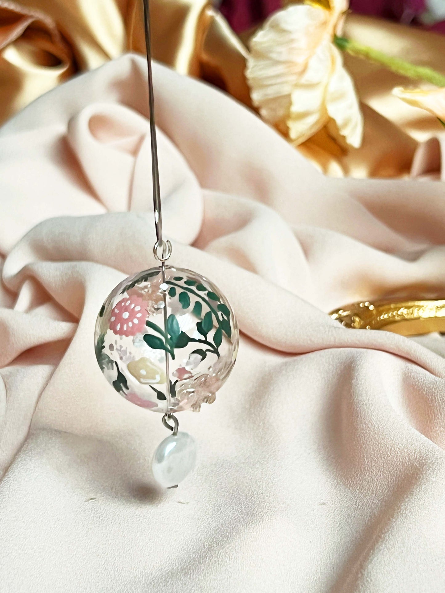 Rosy Necklace (925 Silver)