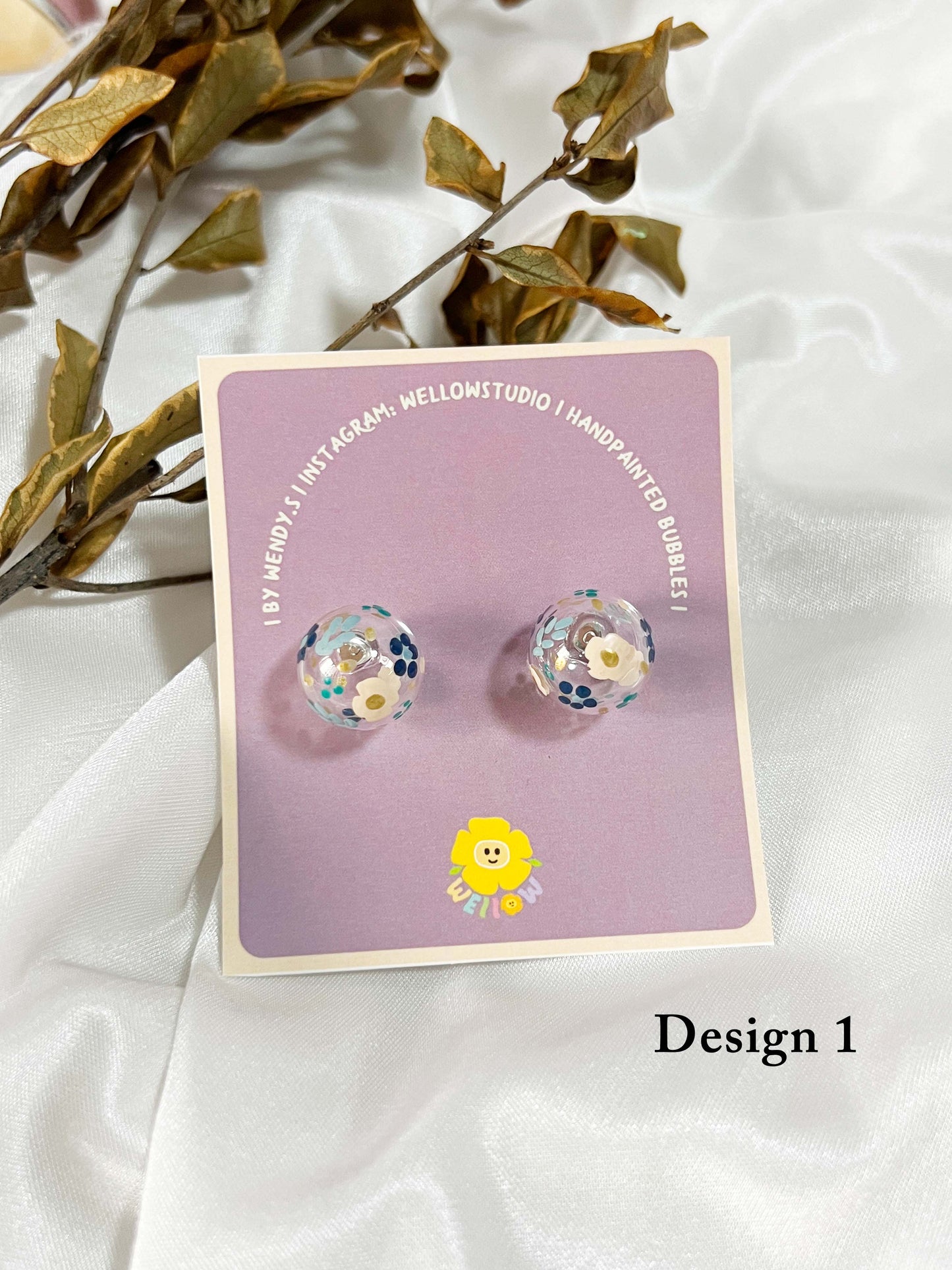 Floral Studs