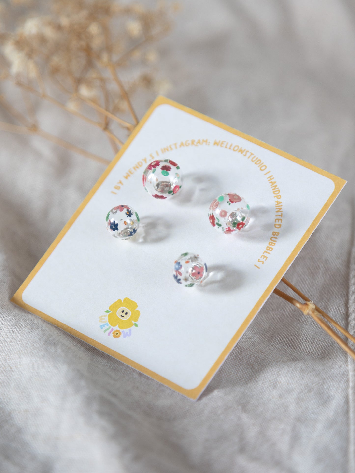 Little Garden Studs - Set A