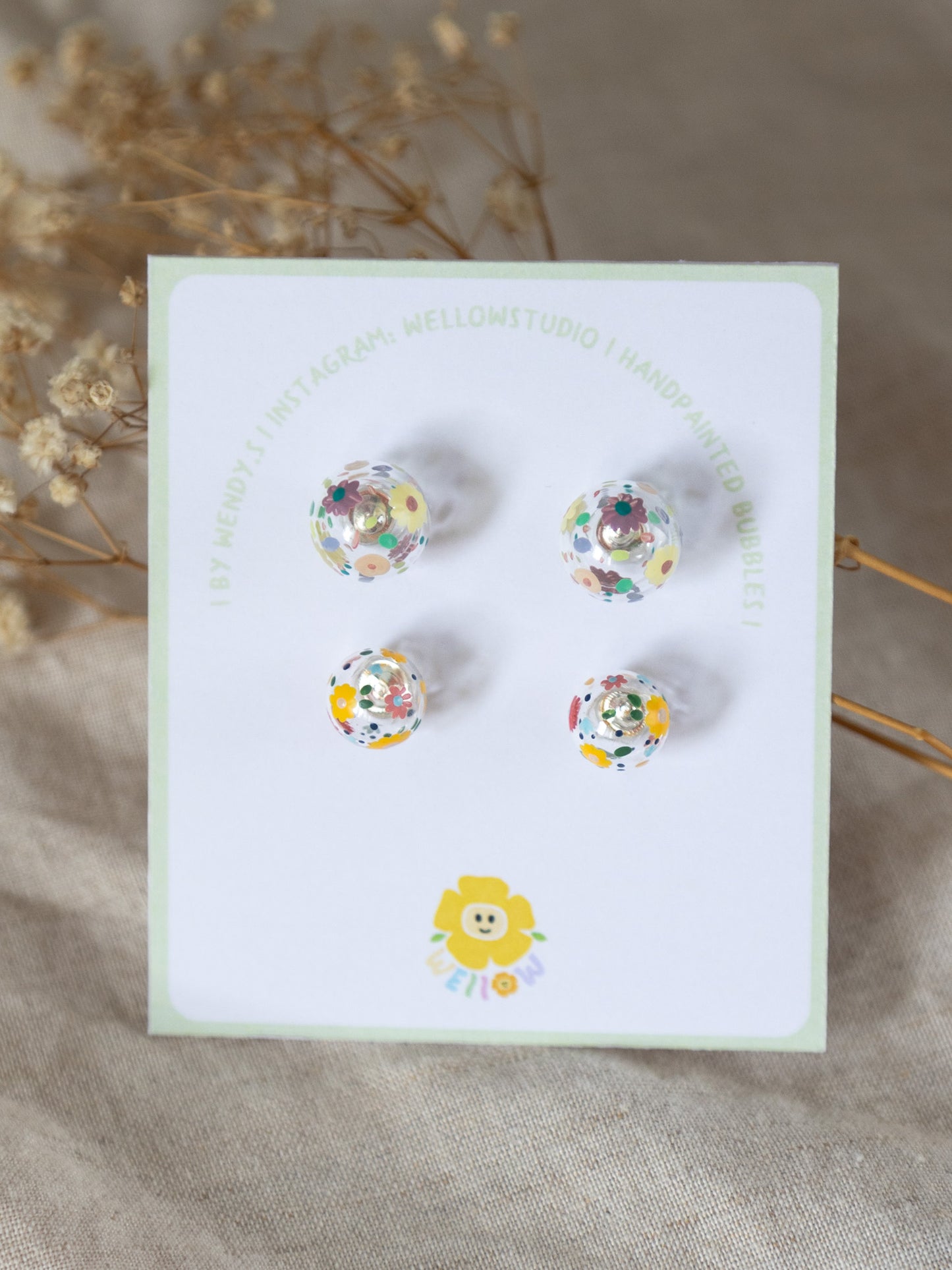 Little Garden Studs - Set D