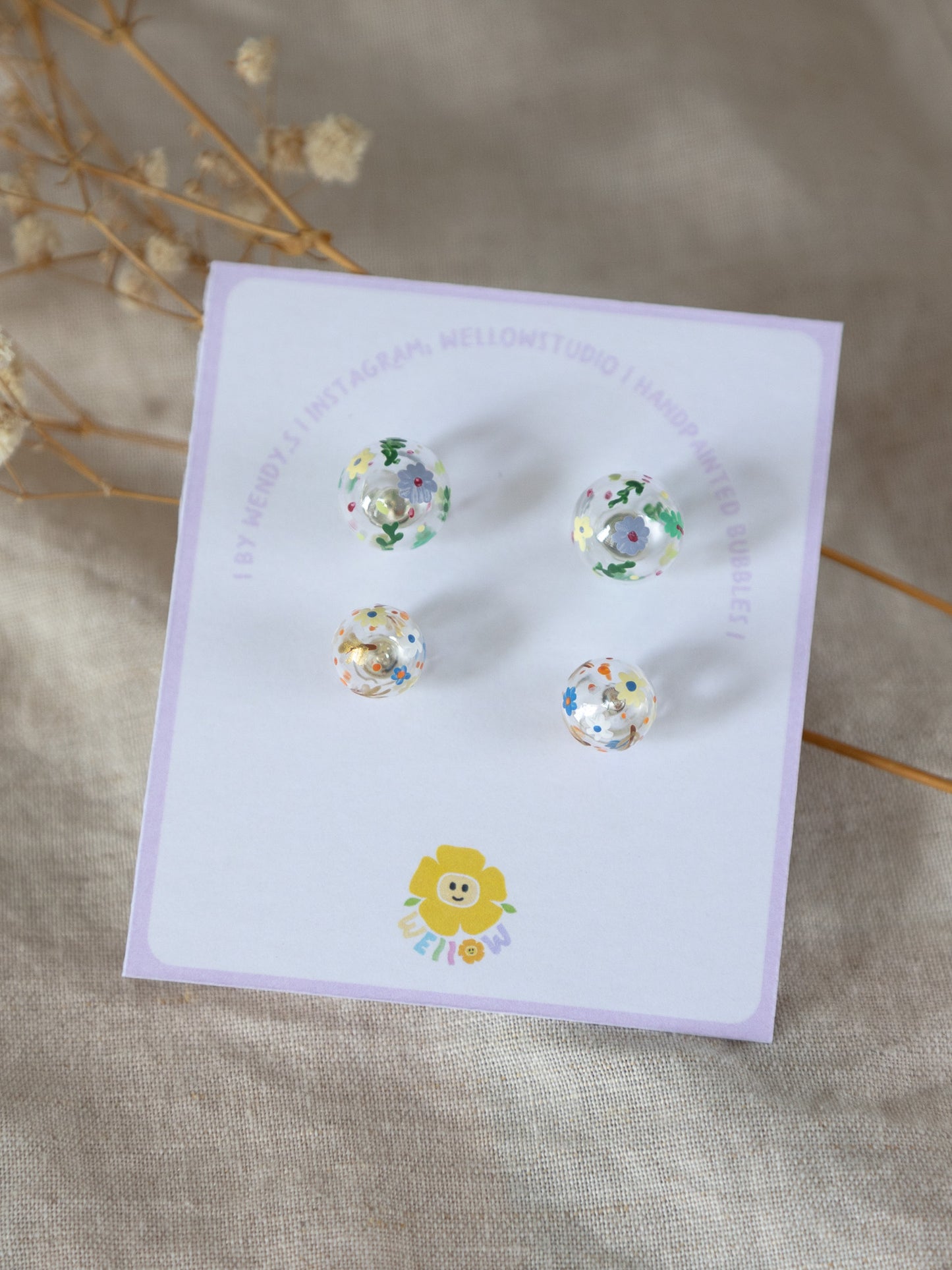 Little Garden Studs - Set E