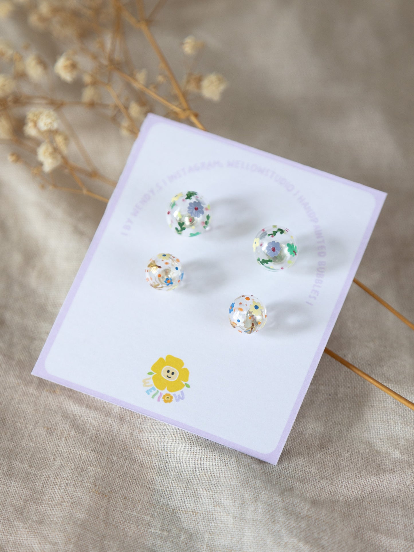 Little Garden Studs - Set E