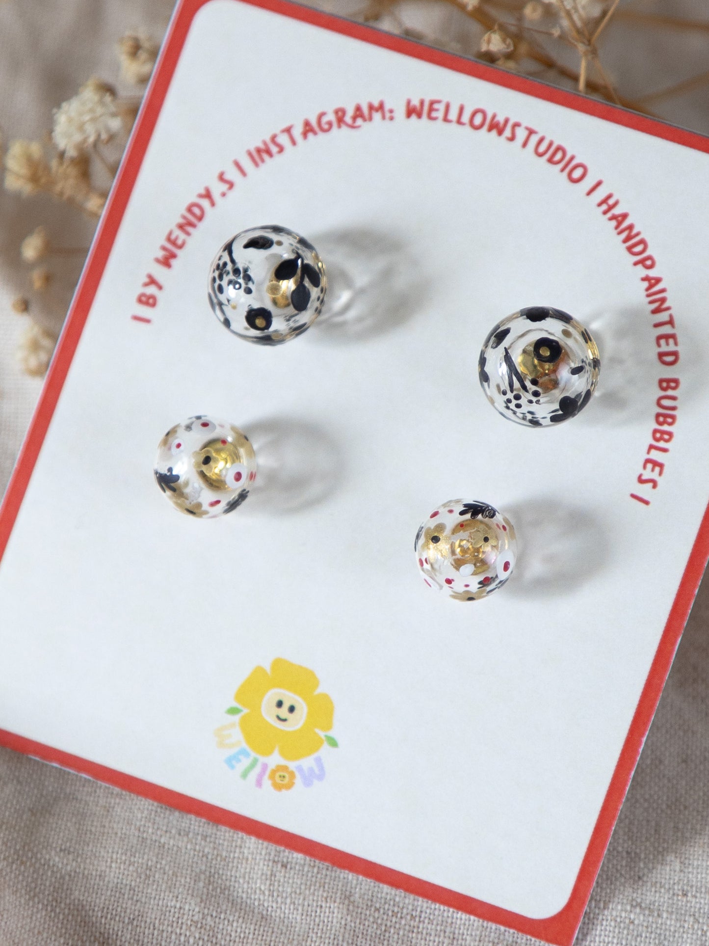 Little Garden Studs - Set H