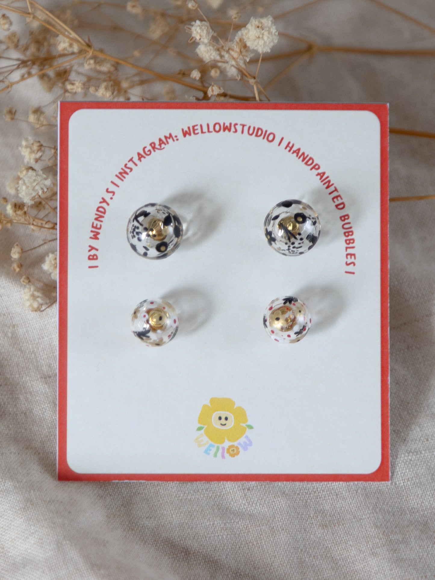 Little Garden Studs - Set H