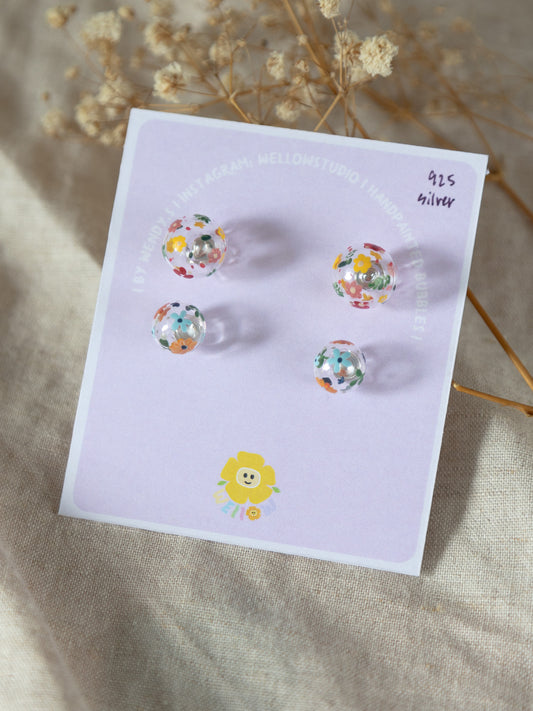 Little Garden Studs - Set J (925 silver)