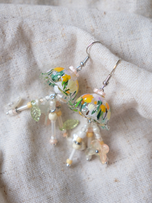 Warm Floral Ocean dangling