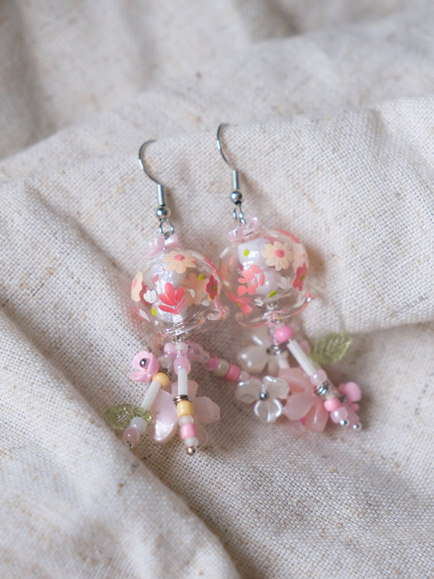 Peach Ocean dangling
