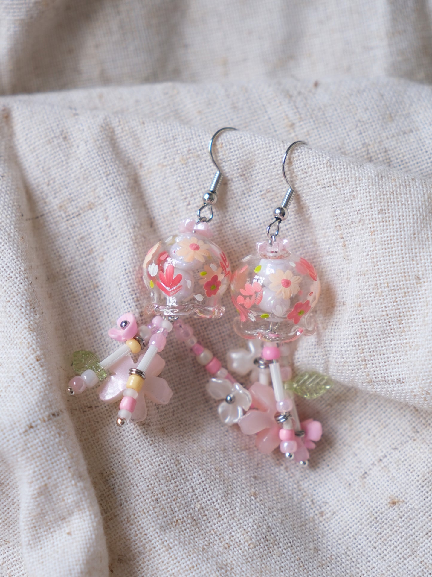 Peach Ocean dangling