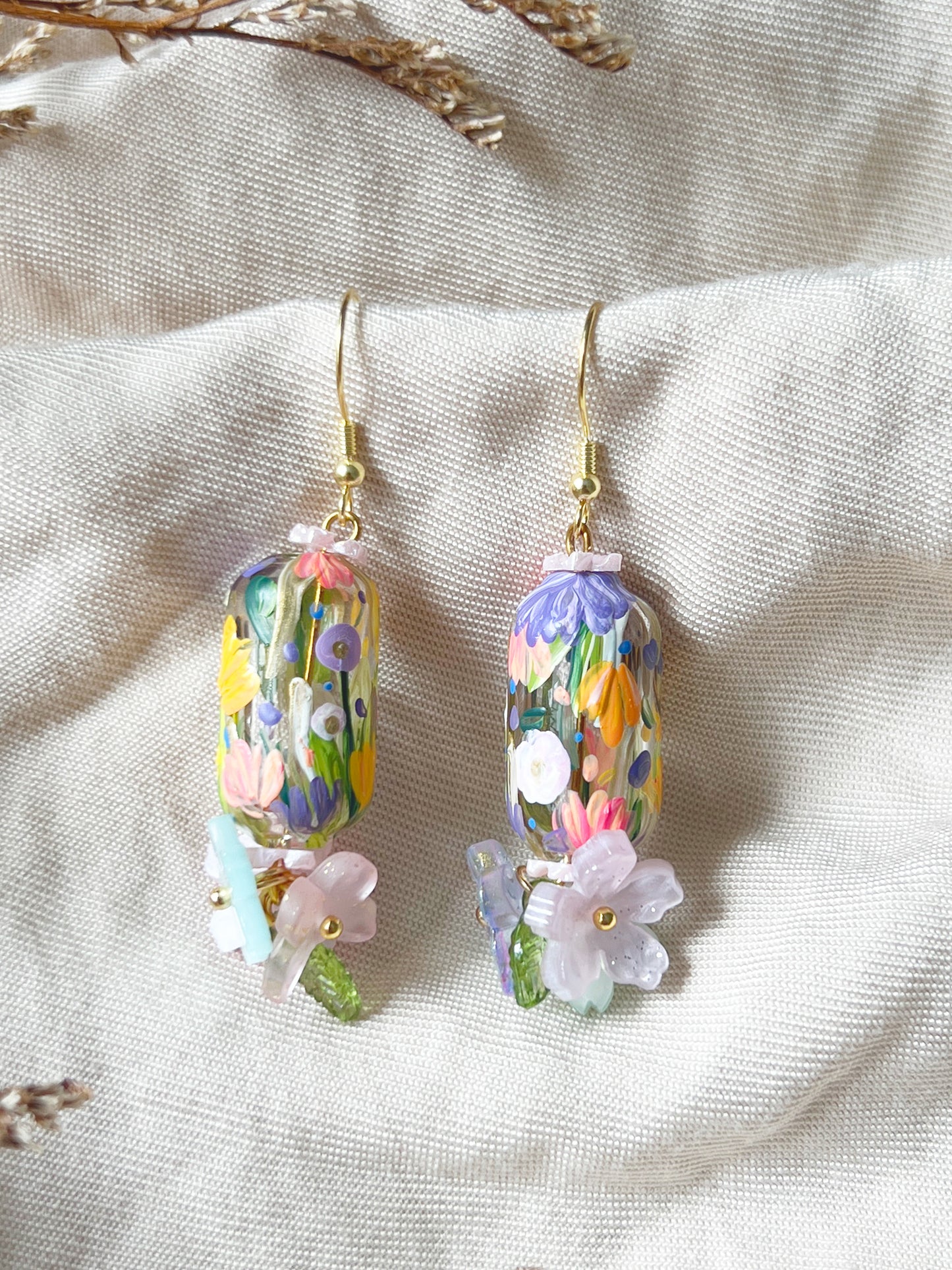 Botanic Bloom Earrings (925 silver)
