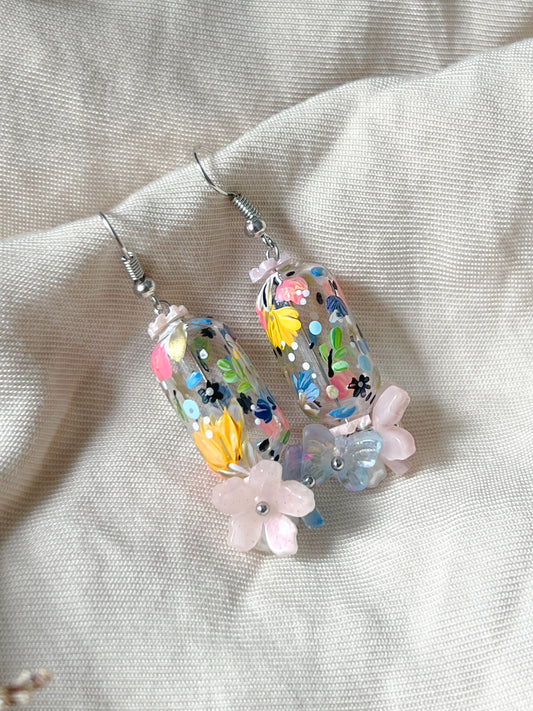 Dusk Floral Earrings