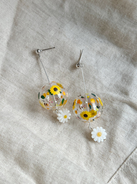 Sunflowers Summer Earrings