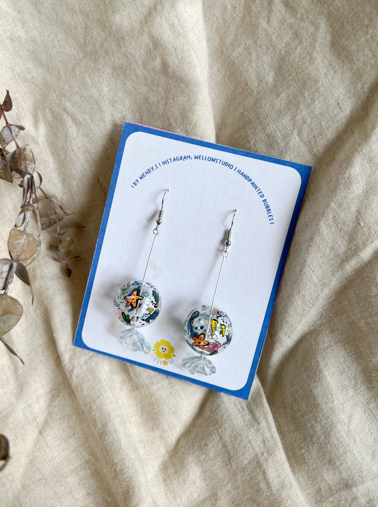 Ocean Earrings (dangling)