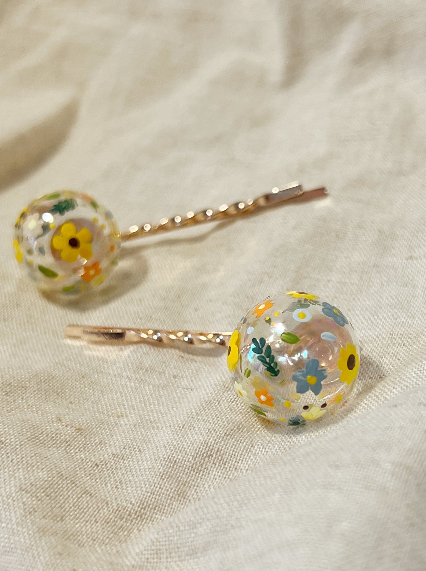 Warm Garden Hair pins (2pcs in a set)