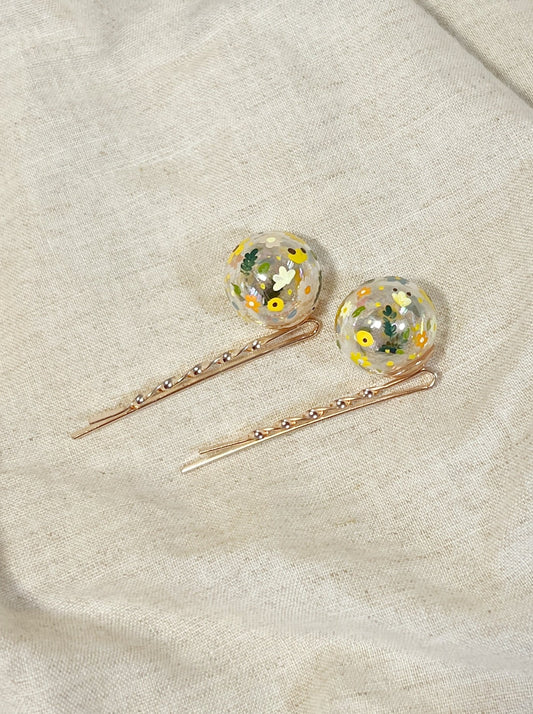 Warm Garden Hair pins (2pcs in a set)