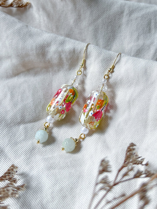 Magenta Earrings (925 silver)