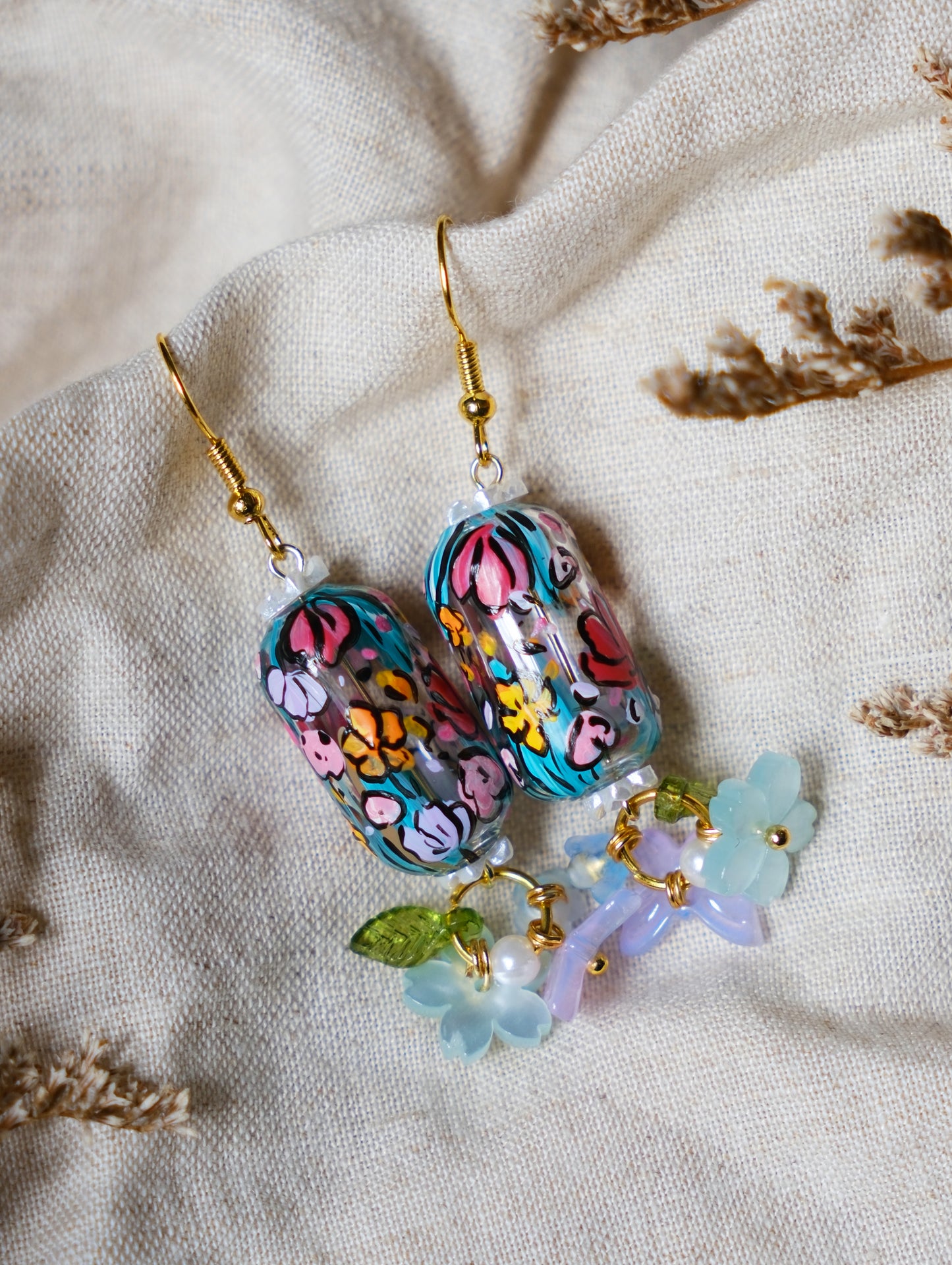 Contour Tide Floral Earrings