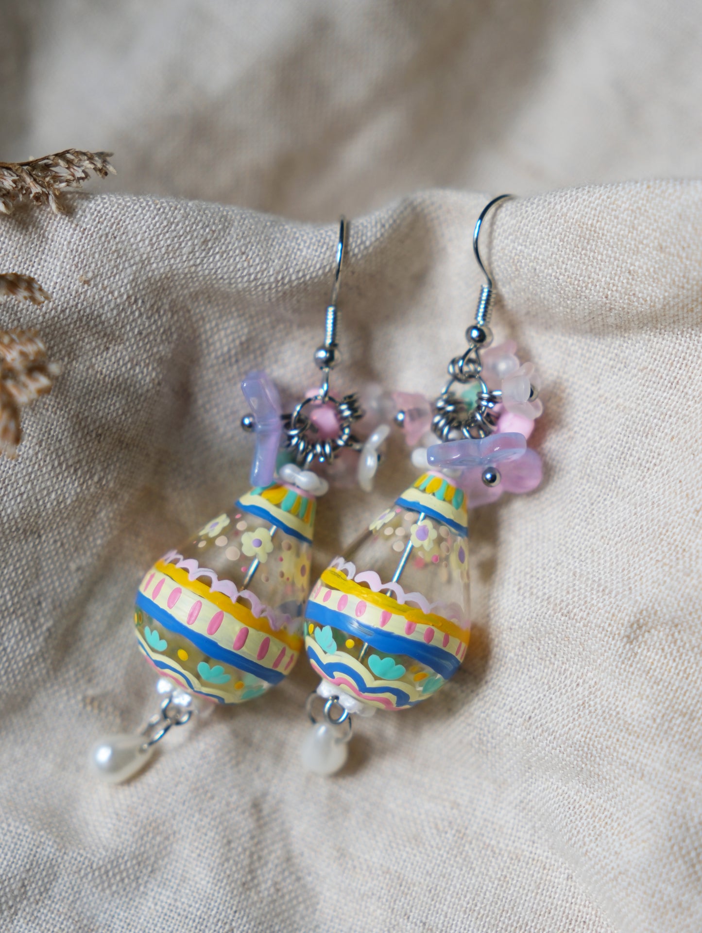 Bud Vase Pastel Earrings