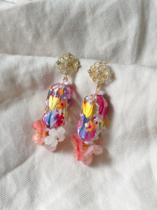 Whimsy Flora Earrings (925 silver)