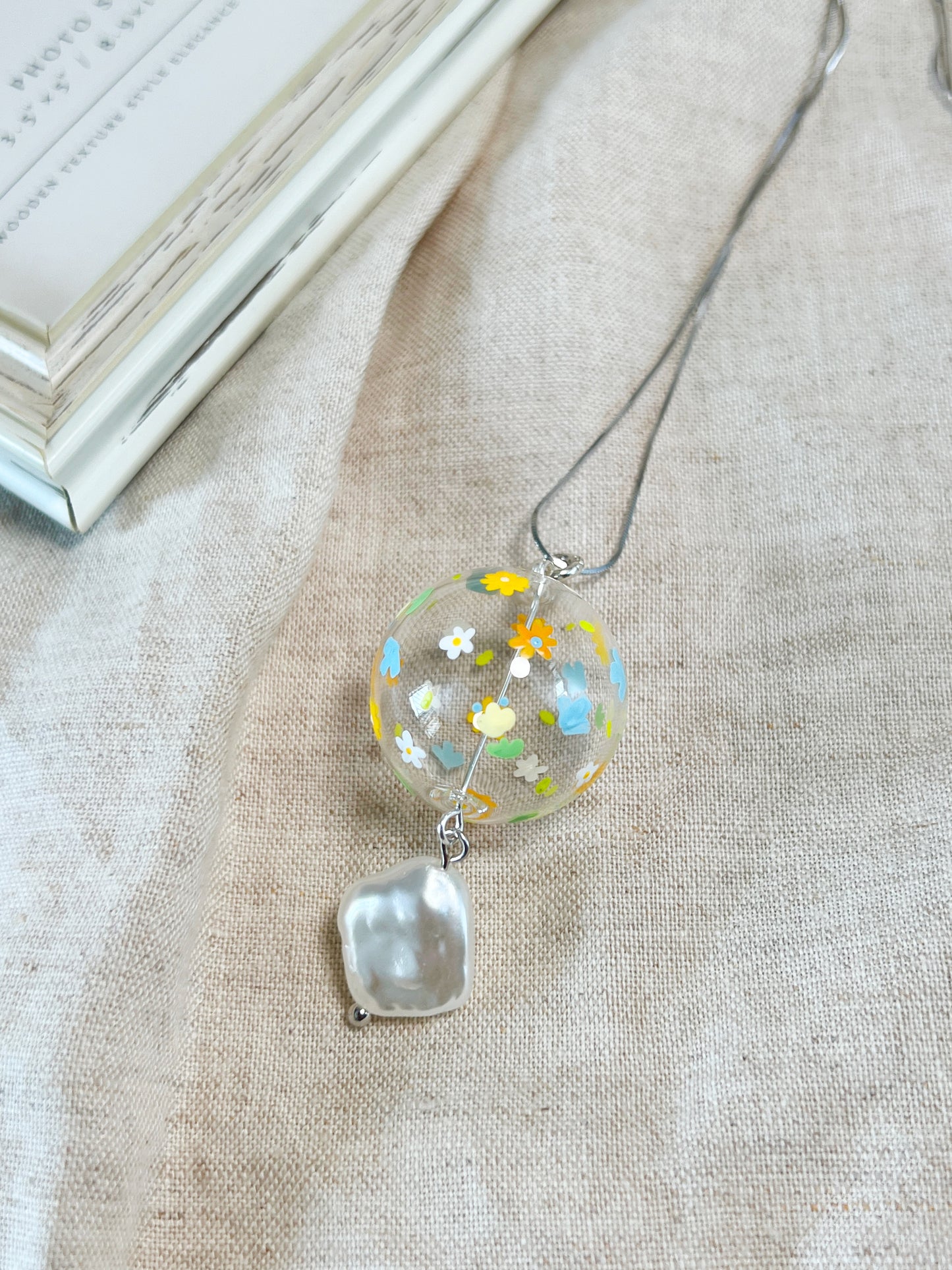 Spring Pastel Necklace (925 Silver)