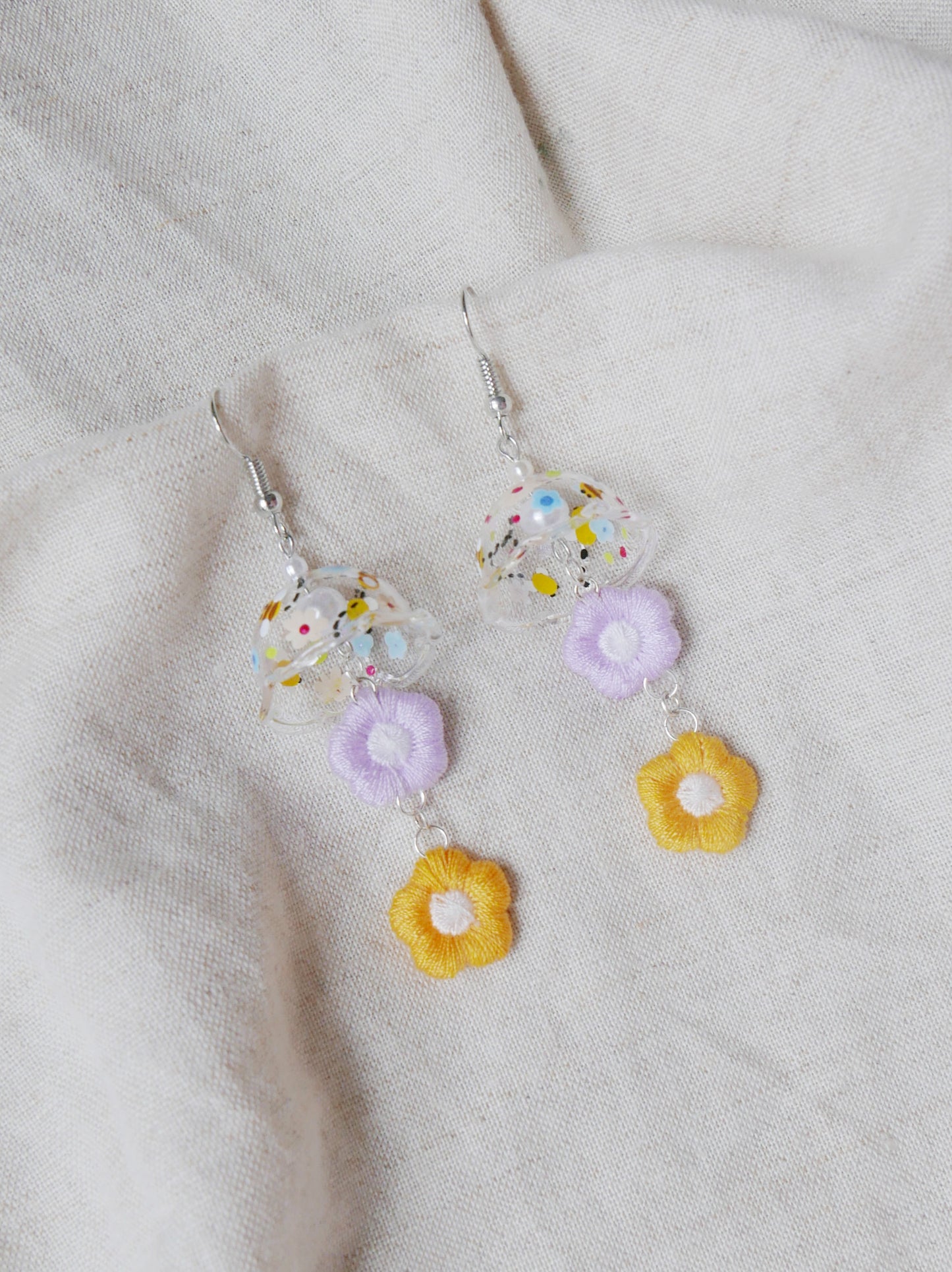 Bee Jellyfish Earrings