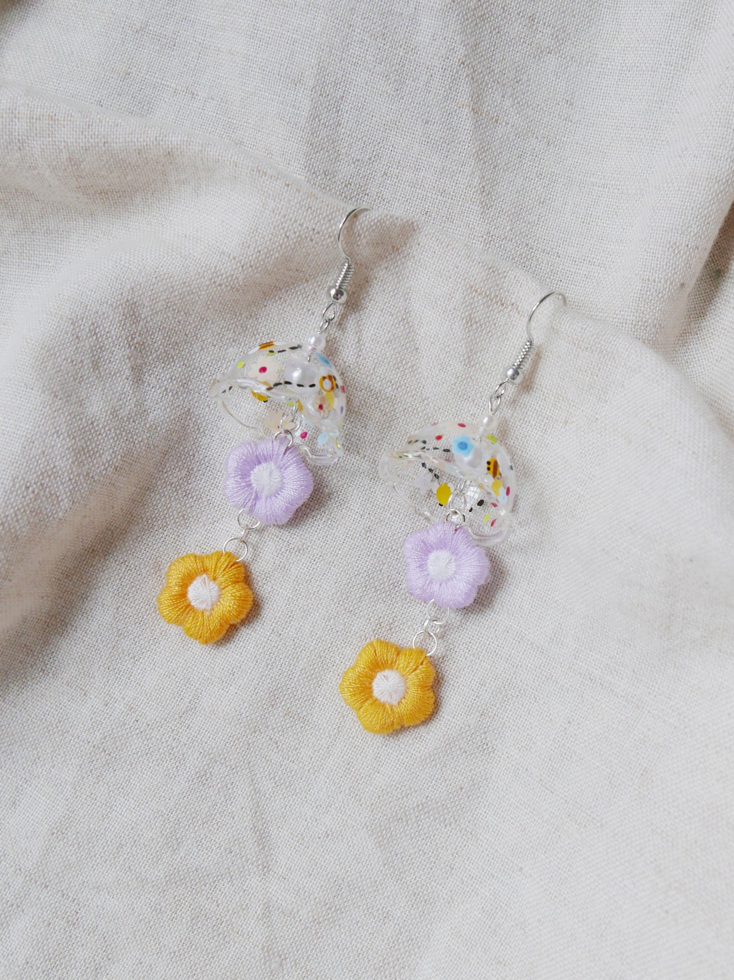 Bee Jellyfish Earrings