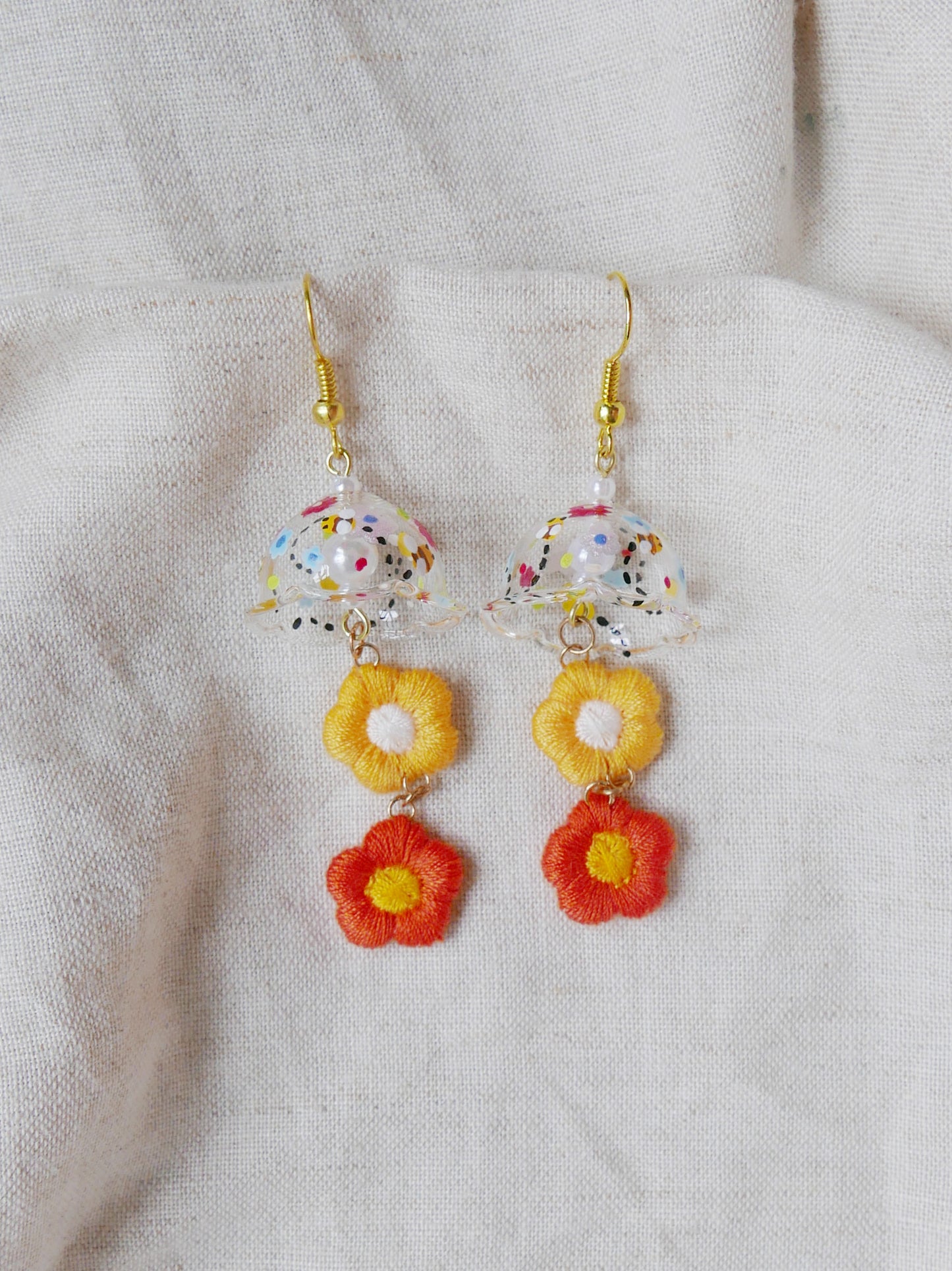 Bee Jellyfish Earrings (summer)