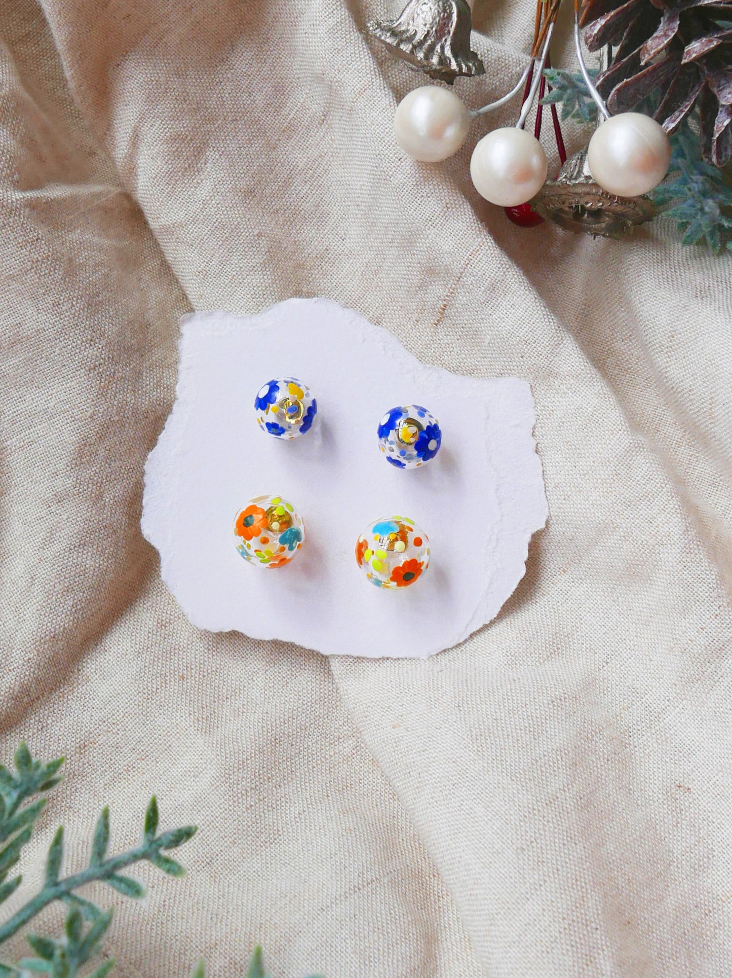 Floral Studs Set B