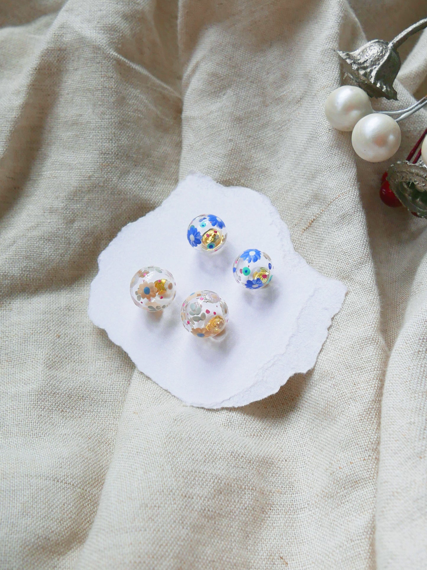 Floral Studs Set C