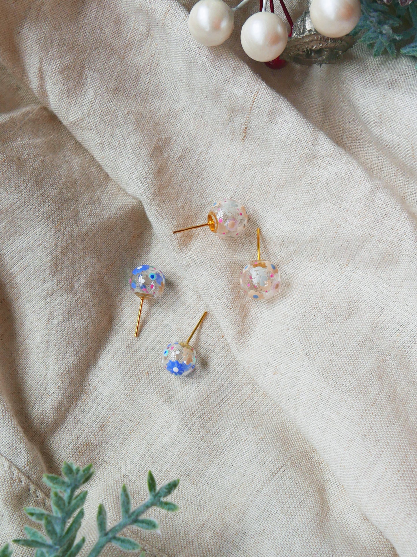 Floral Studs Set C