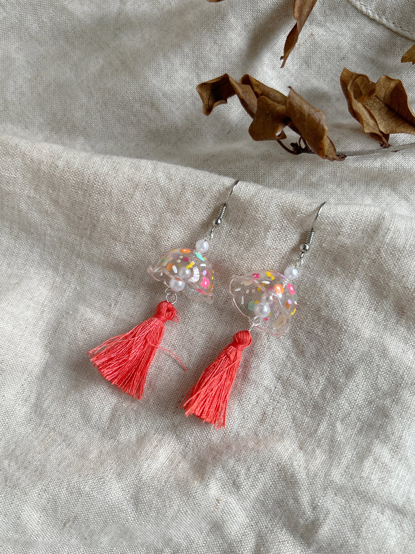 Colourful Floral Jellyfish Tassels