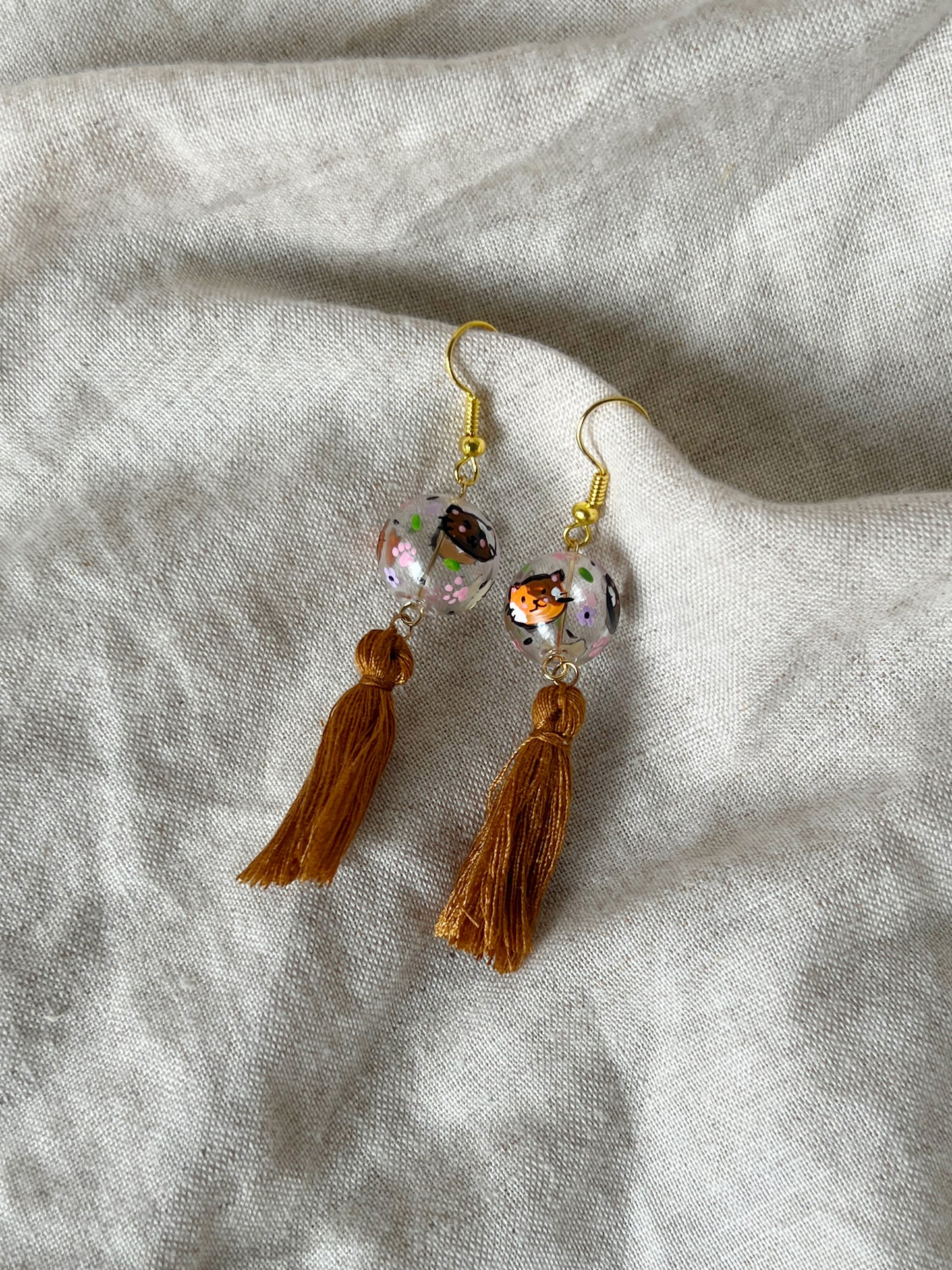 Meow Earrings (tassels)