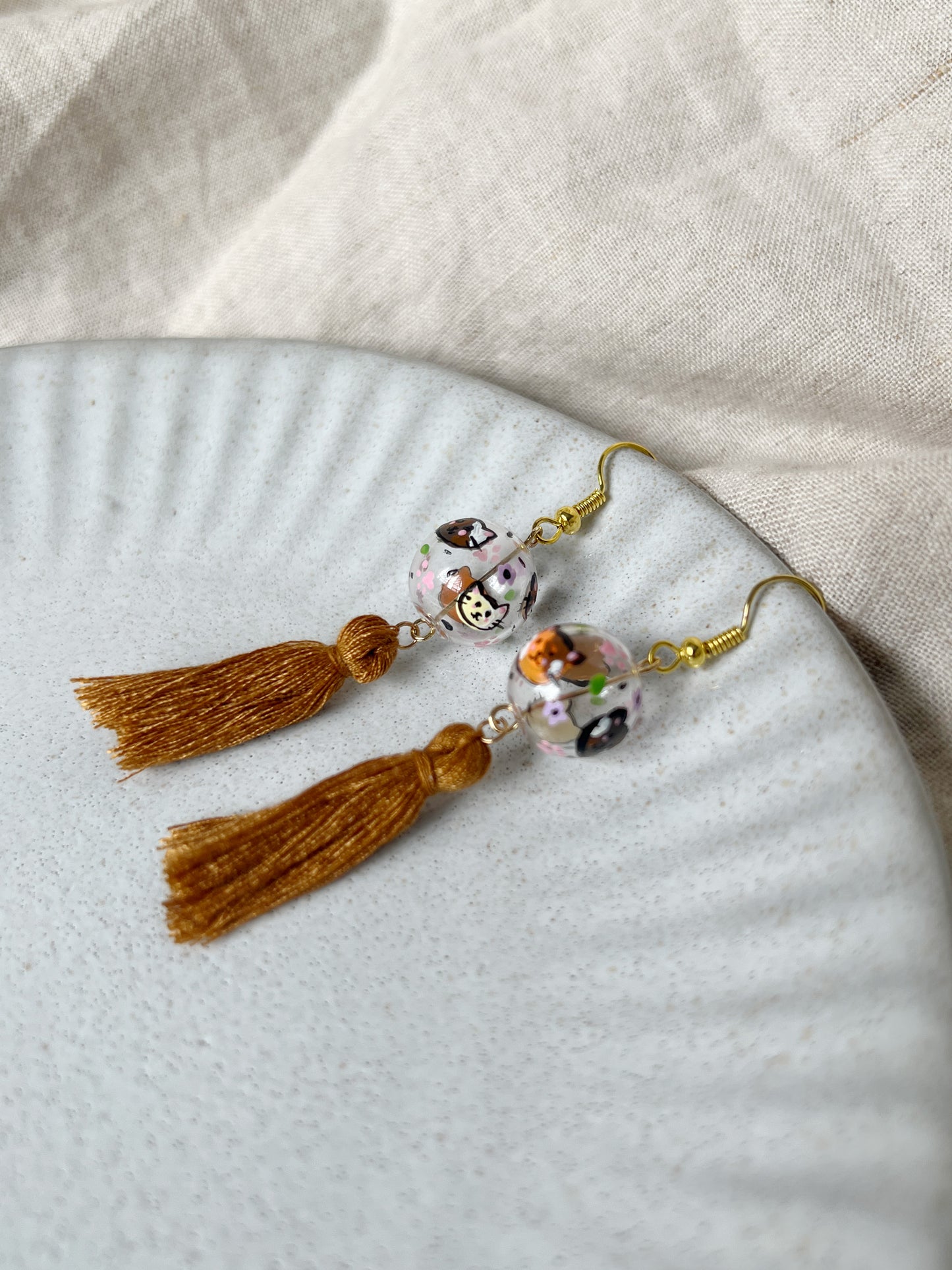 Meow Earrings (tassels)