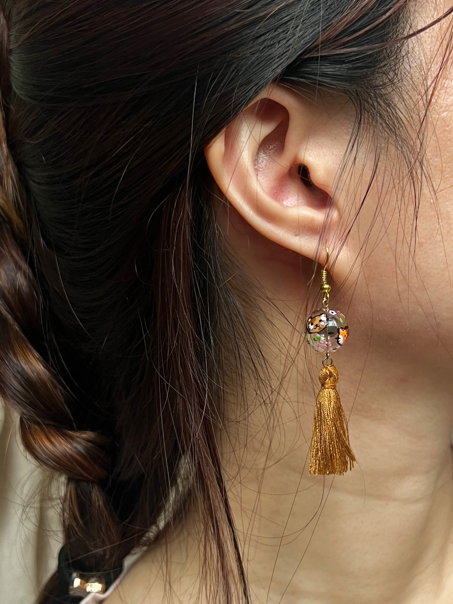 Meow Earrings (tassels)