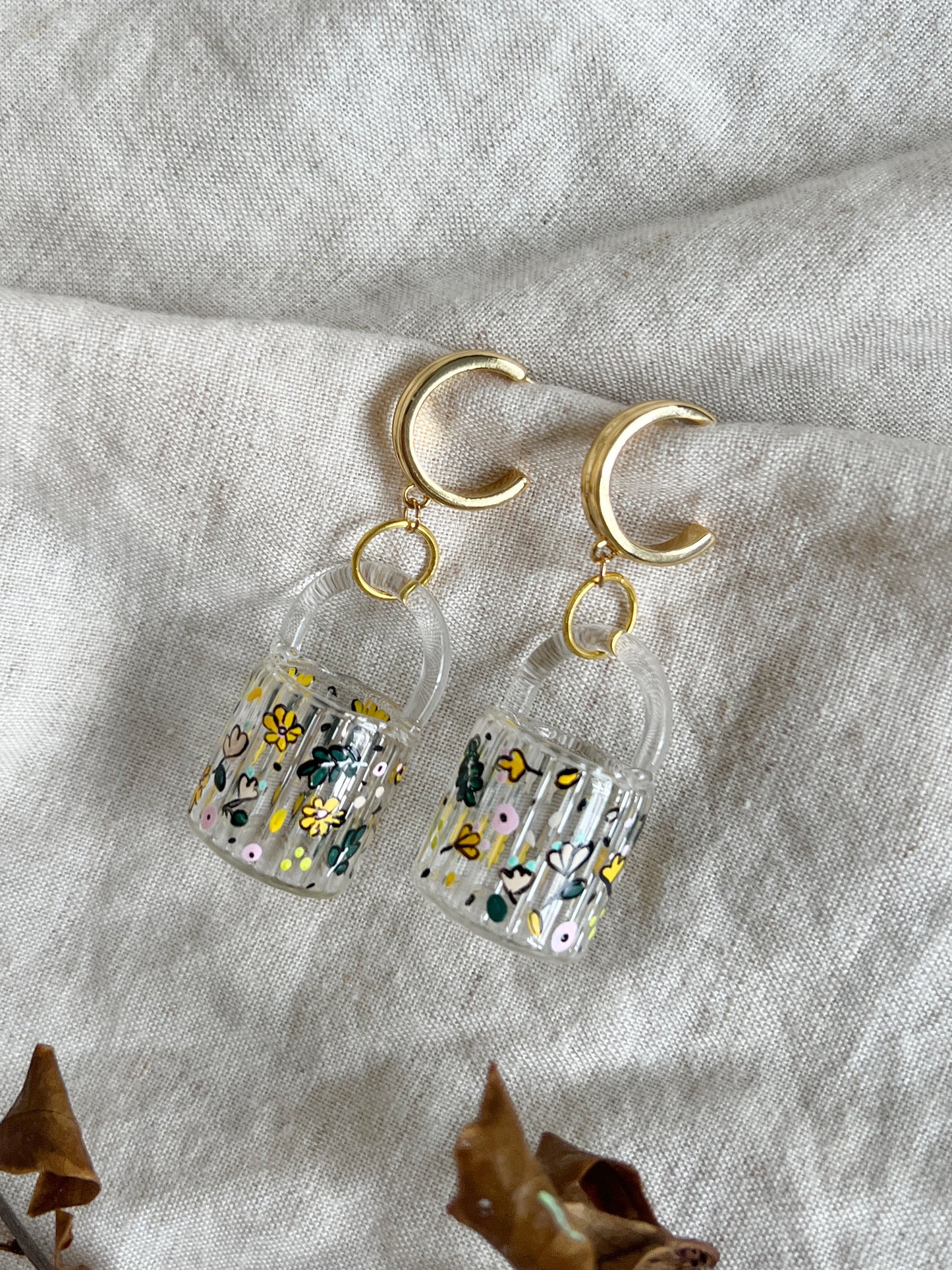 Mini Vase Earrings (925 silver)