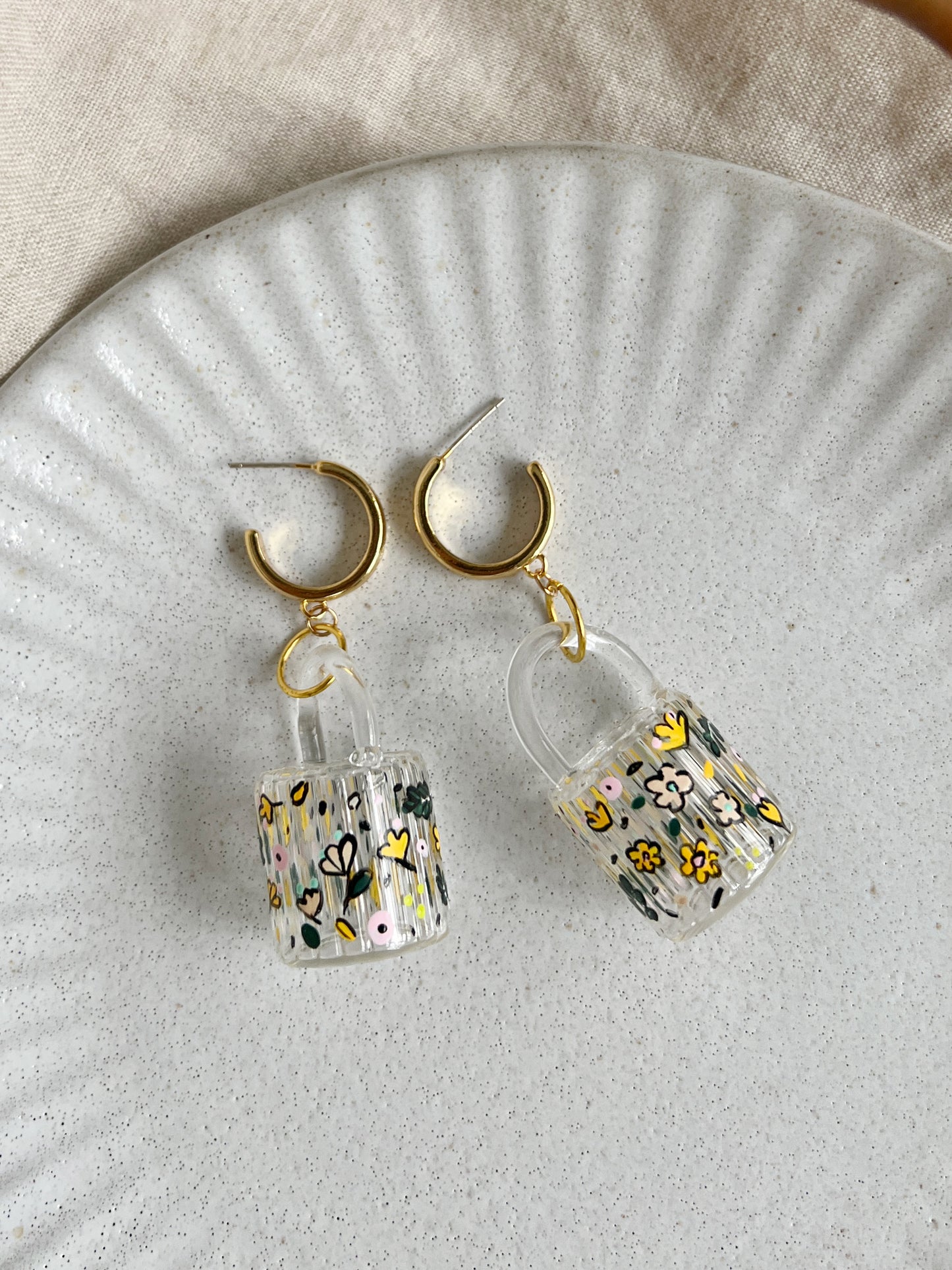 Mini Vase Earrings (925 silver)