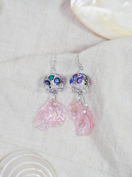 Ocean Pink Jellyfish (925 silver)