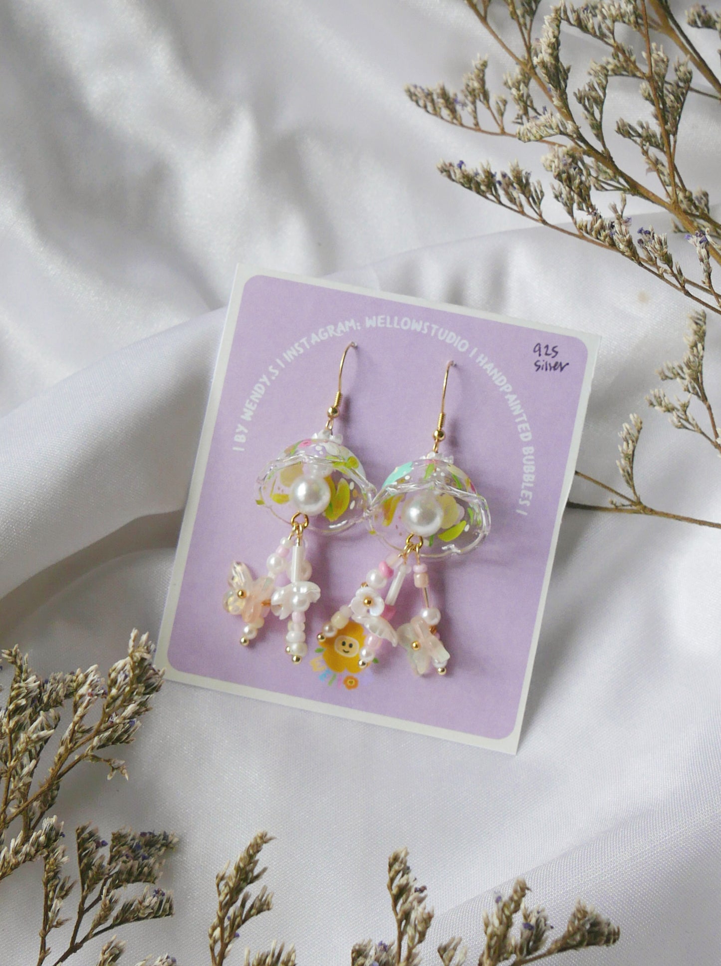 Vintage Floral Pastel (925 silver)