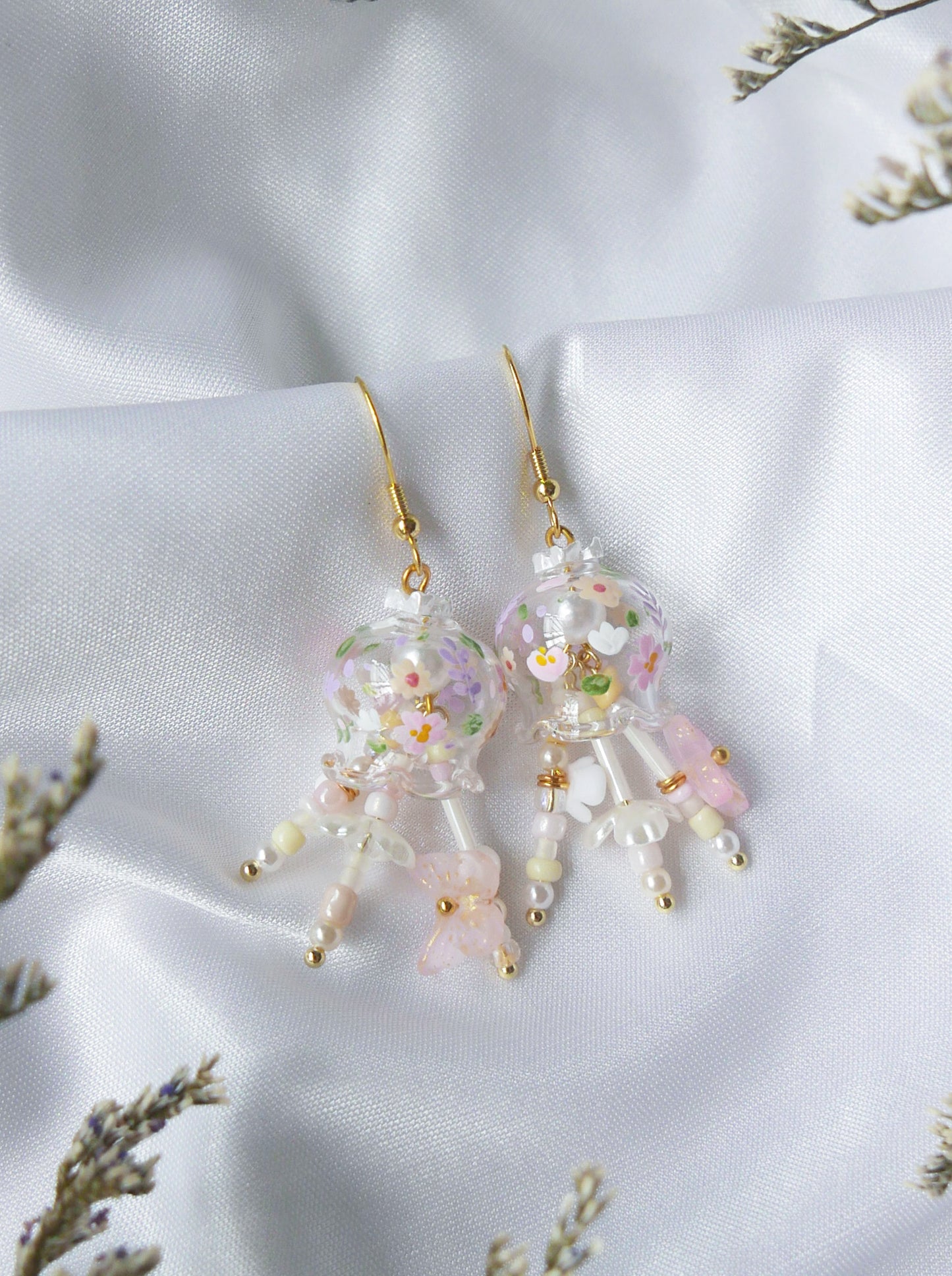Vintage Floral Pink (925 silver)