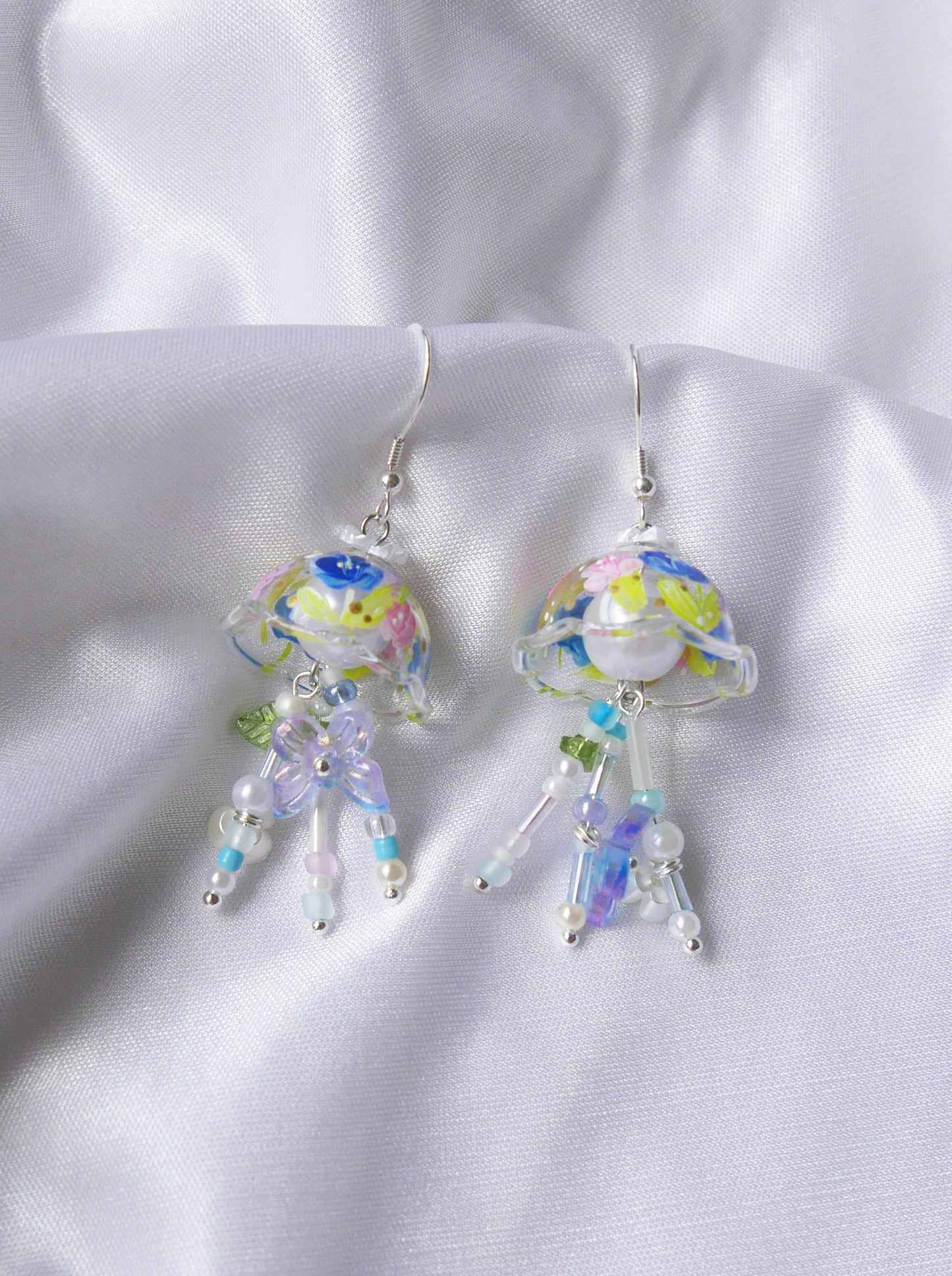 Vintage Floral Blue (925 silver)