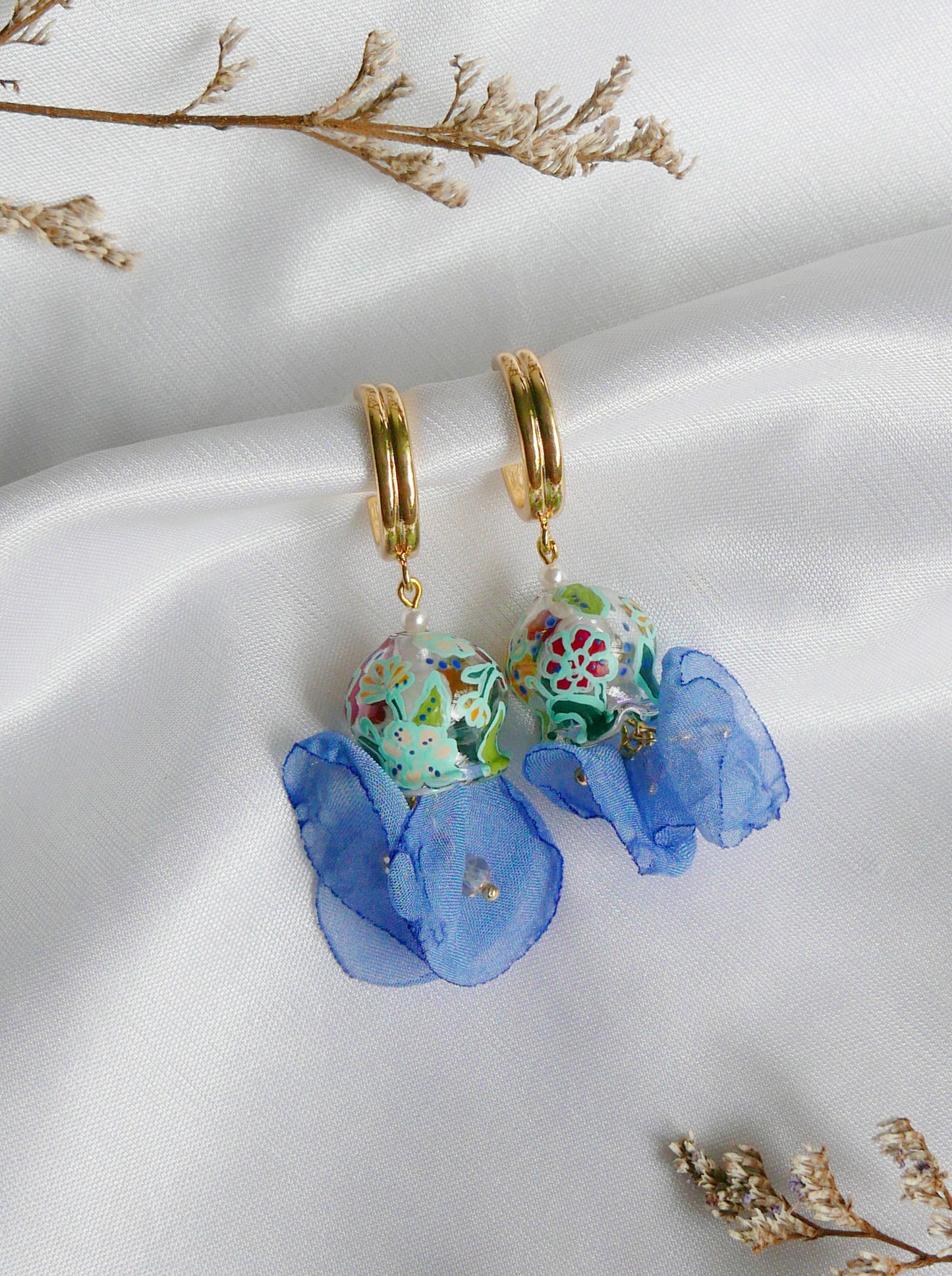 Batik Blue Jellyfish (925 silver)